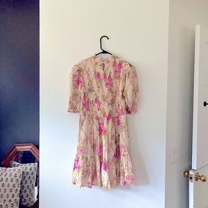 Spell and the Gypsy pink and green dress! Retails $285. Size S/4.